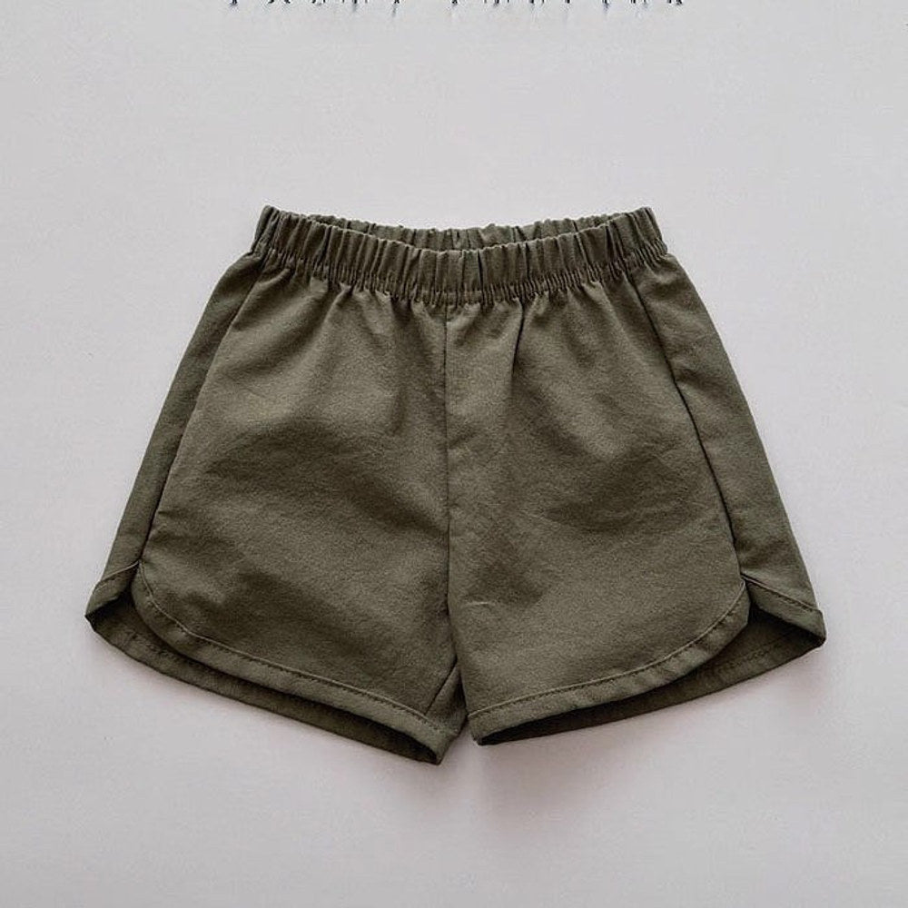 MyKids-USA® Baby Kids Unisex Casual Thin Solid Color Versatile Basic Shorts