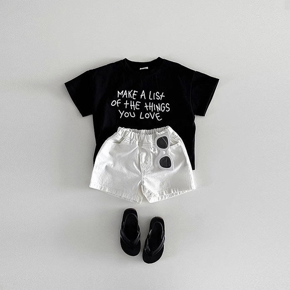 MyKids-USA® Kids Unisex Letters Pattern Short Sleeves T-Shirt