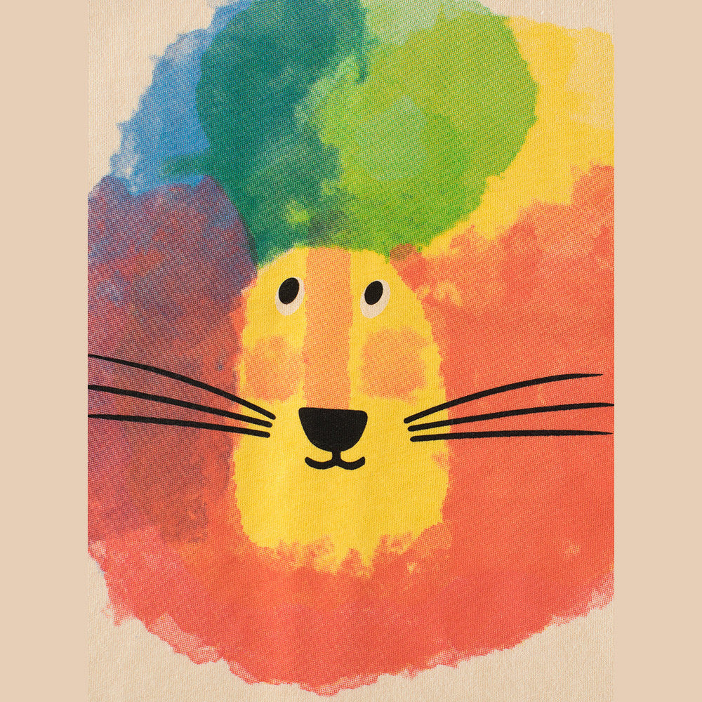 MyKids-USA® Boys Cartoon Colorful Lion Pattern T-Shirt In European And American Style