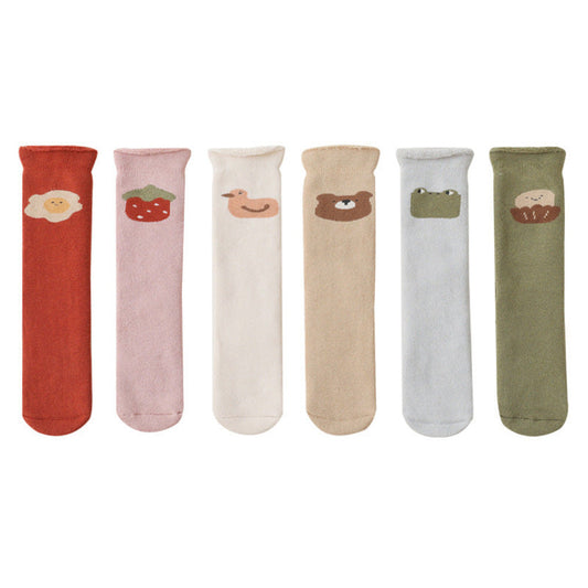 MyKids-USA® Thickened Fleece-Lined Baby Socks For: Long Tube Socks For Newborns, Boys, Girls, And Infants