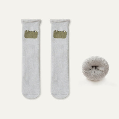 MyKids-USA® Thickened Fleece-Lined Baby Socks For: Long Tube Socks For Newborns, Boys, Girls, And Infants