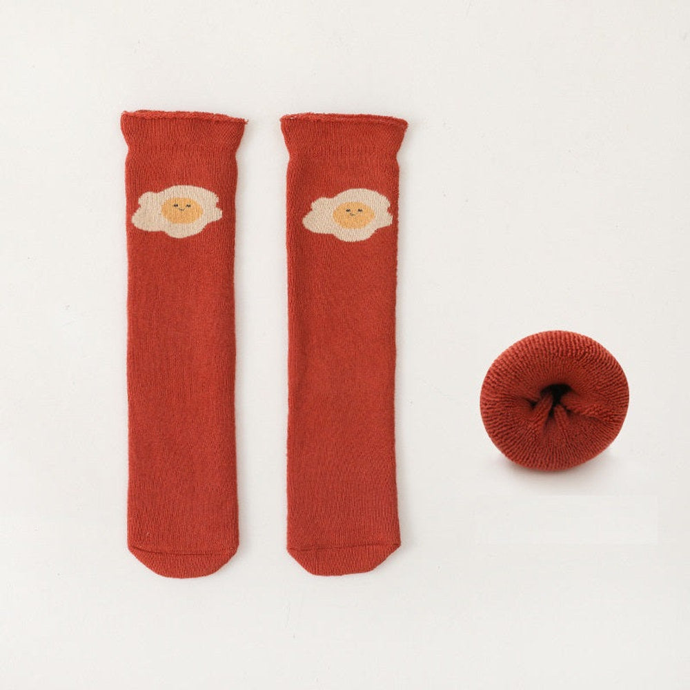 MyKids-USA® Thickened Fleece-Lined Baby Socks For: Long Tube Socks For Newborns, Boys, Girls, And Infants