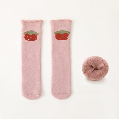 MyKids-USA® Thickened Fleece-Lined Baby Socks For: Long Tube Socks For Newborns, Boys, Girls, And Infants