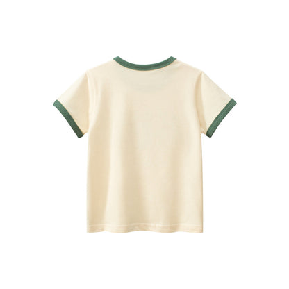 MyKids-USA® Boys’ Letters Print T-Shirt In European And American Style