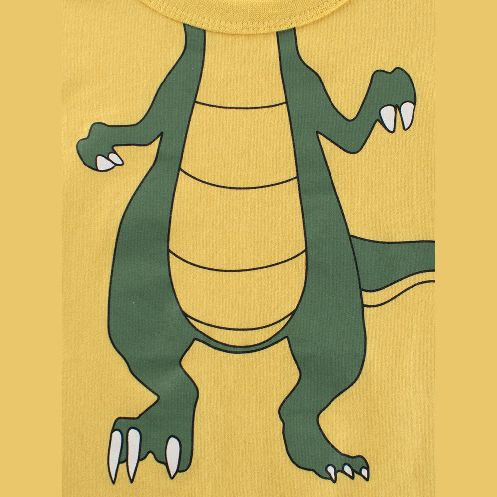 MyKids-USA® Boys’ Cartoon Dragon Pattern T-Shirt In European And American Style