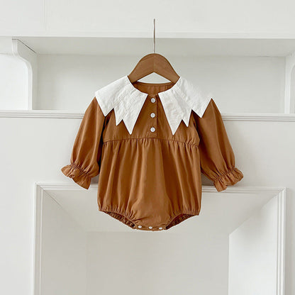 MyKids-USA® Design Color Patchwork Baby Kids Girls Bat-Wings Shaped Collar bodysuit or Dress – Princess Sister Matching