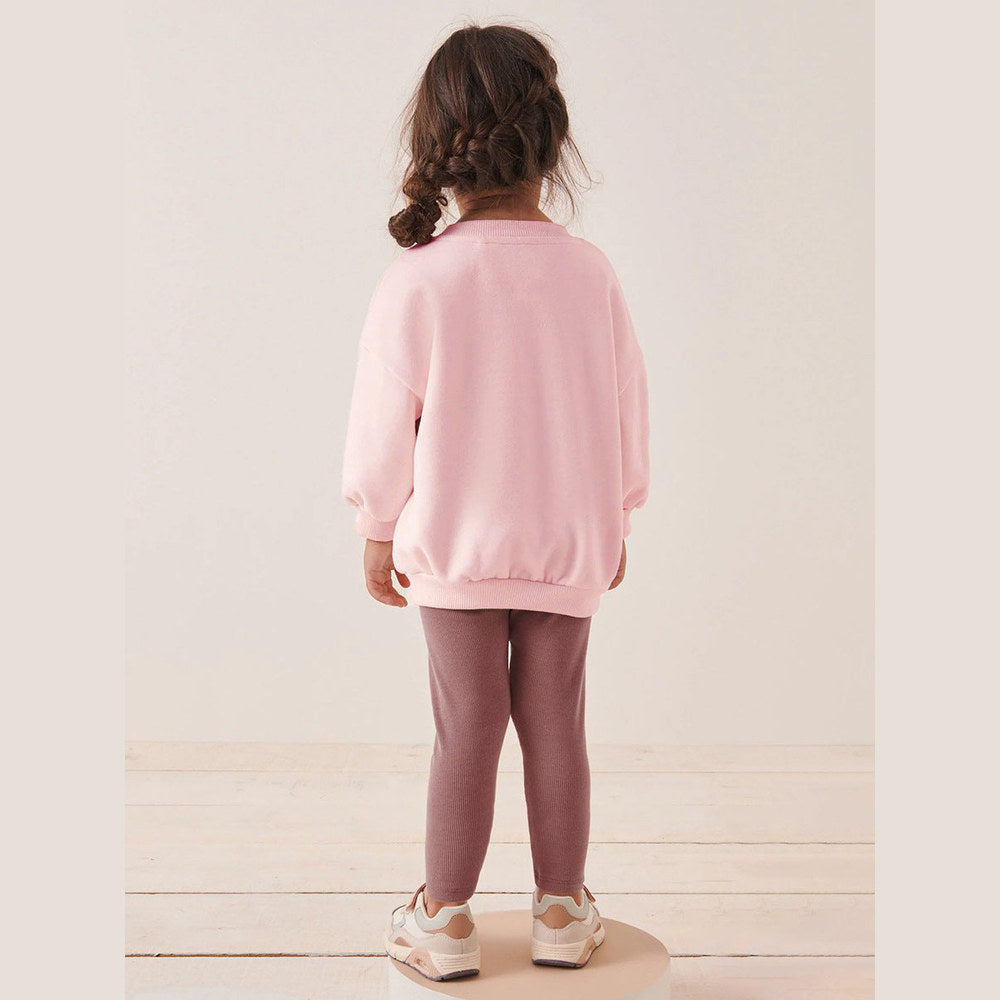 MyKids-USA® Girls Cartoon Dancers Pattern Long Sleeves Crew Neck Top Sweatshirt And Pants Clothing Set
