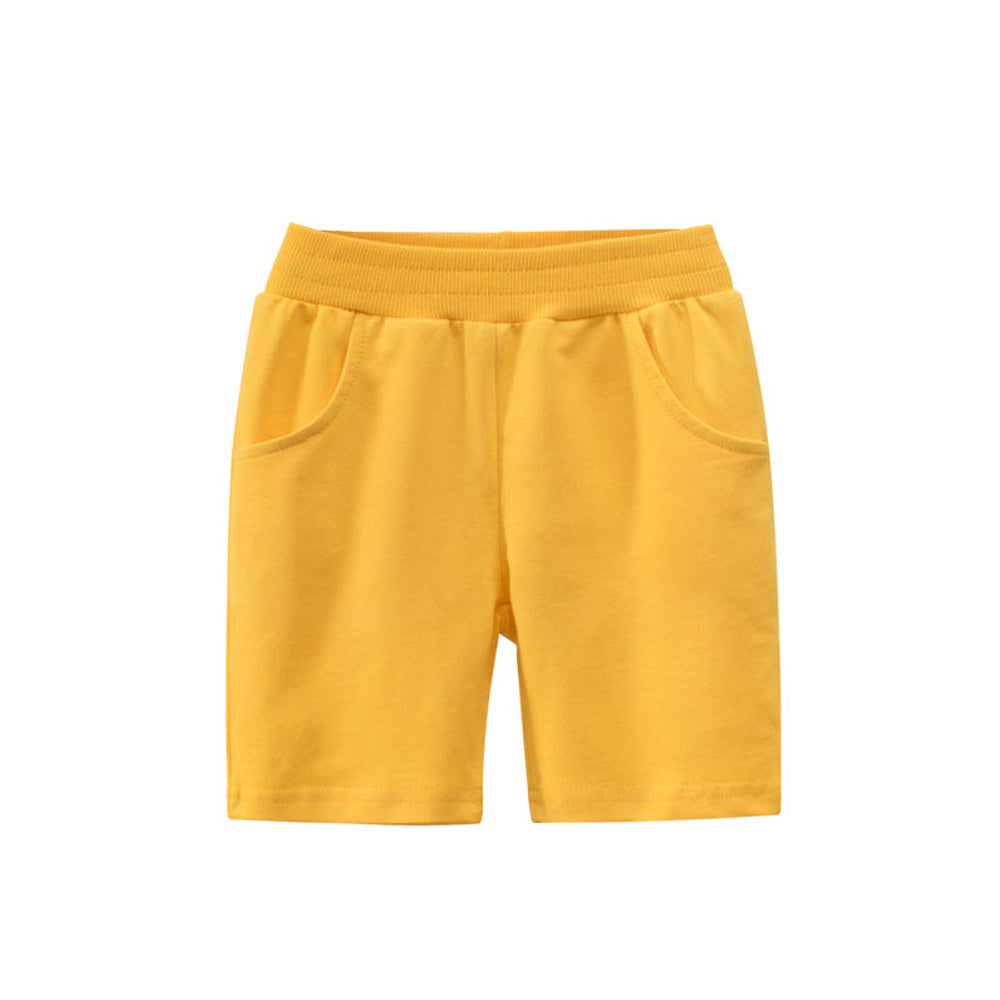 MyKids-USA® Boys Solid Casual Short Pants In Summer