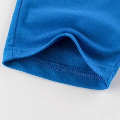 MyKids-USA® Boys Solid Casual Short Pants In Summer