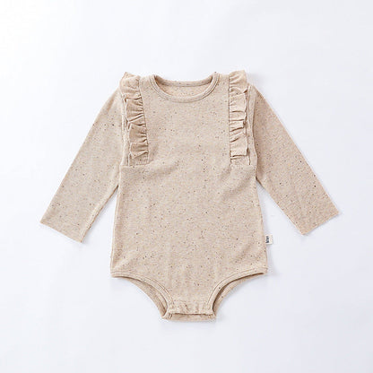 MyKids-USA® Baby Unisex Tiny Dots Pattern Long Sleeves bodysuit and Rompers