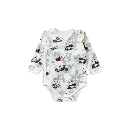 MyKids-USA® Baby Unisex Cartoon Animals Pattern bodysuit with Hat