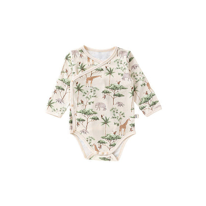 MyKids-USA® Baby Unisex Cartoon Animals Pattern bodysuit with Hat