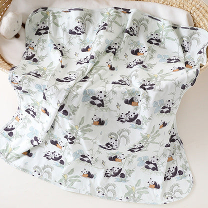 MyKids-USA® Baby Blanket with Cartoon Design: Pure Cotton Collection