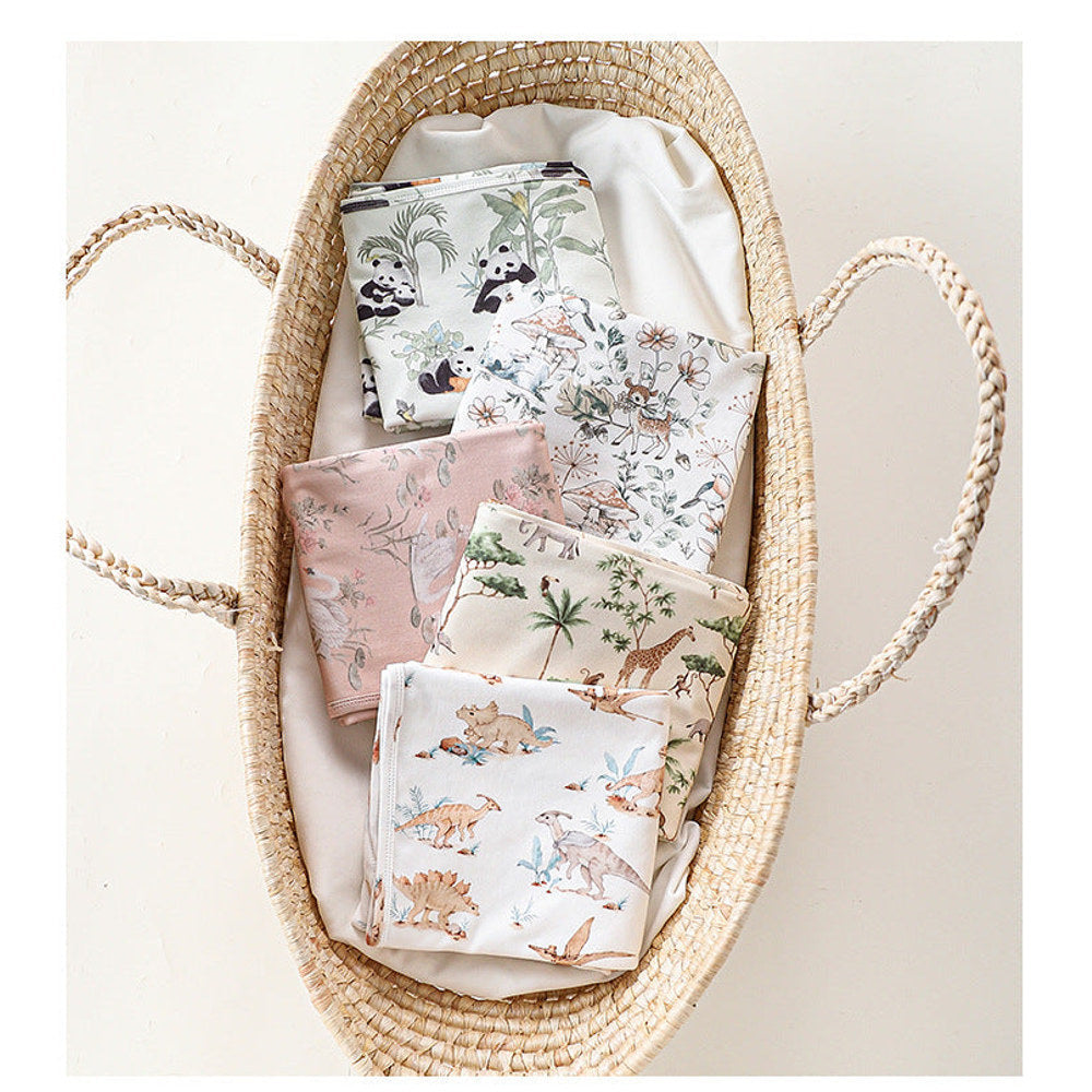 MyKids-USA® Baby Blanket with Cartoon Design: Pure Cotton Collection