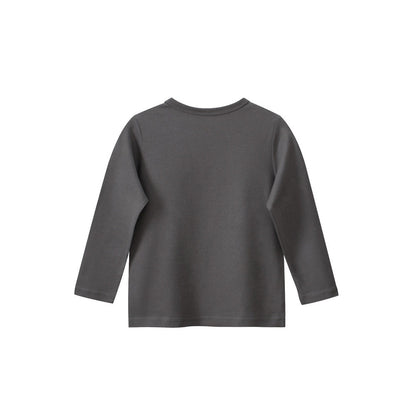 MyKids-USA® Kids Girls Flowers Cartoon and Letters Print Crew Neck Long Sleeves Pullover Sweatshirt
