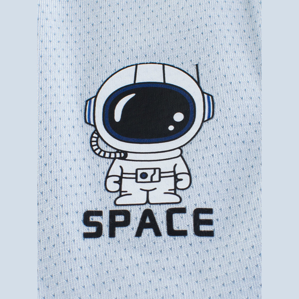 MyKids-USA® Boys’ Simple Astronaut Cartoon Printed Boxer Shorts Breathable Underwear Set