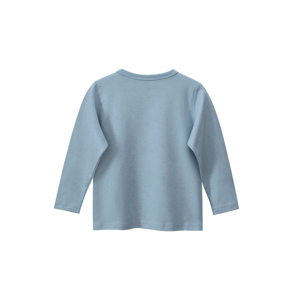 MyKids-USA® Kids Girls Polar Bear Cartoon Print Crew Neck Long Sleeves Shirt