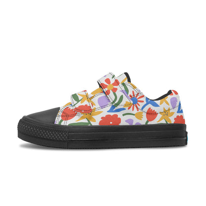 MyKids-USA® Kids Shoes Low Tops Abstract Flowers
