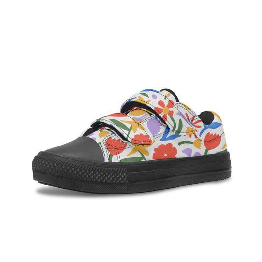 MyKids-USA® Kids Shoes Low Tops Abstract Flowers
