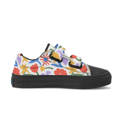 MyKids-USA® Kids Shoes Low Tops Abstract Flowers