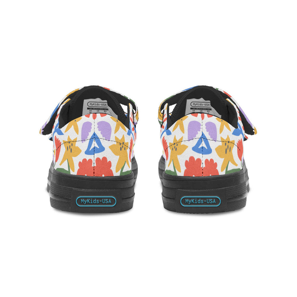 MyKids-USA® Kids Shoes Low Tops Abstract Flowers