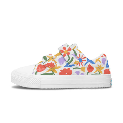 MyKids-USA® Kids Shoes Low Tops Abstract Flowers