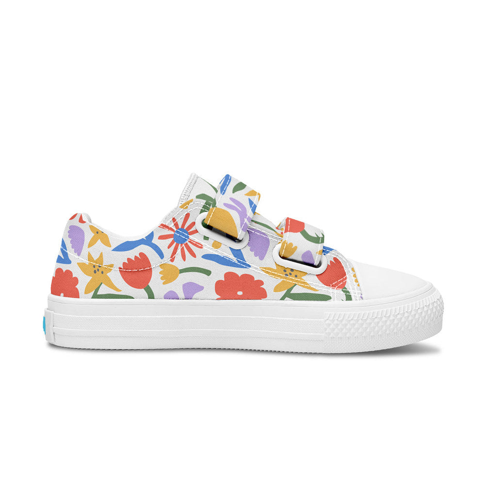 MyKids-USA® Kids Shoes Low Tops Abstract Flowers