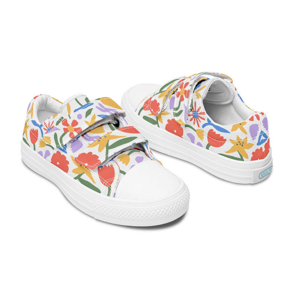 MyKids-USA® Kids Shoes Low Tops Abstract Flowers