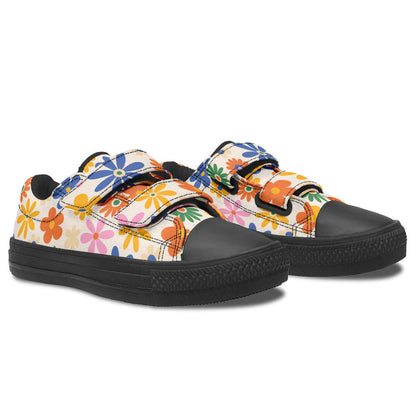 MyKids-USA® Kids Shoes Low Tops Colorful Flowers