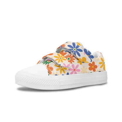 MyKids-USA® Kids Shoes Low Tops Colorful Flowers