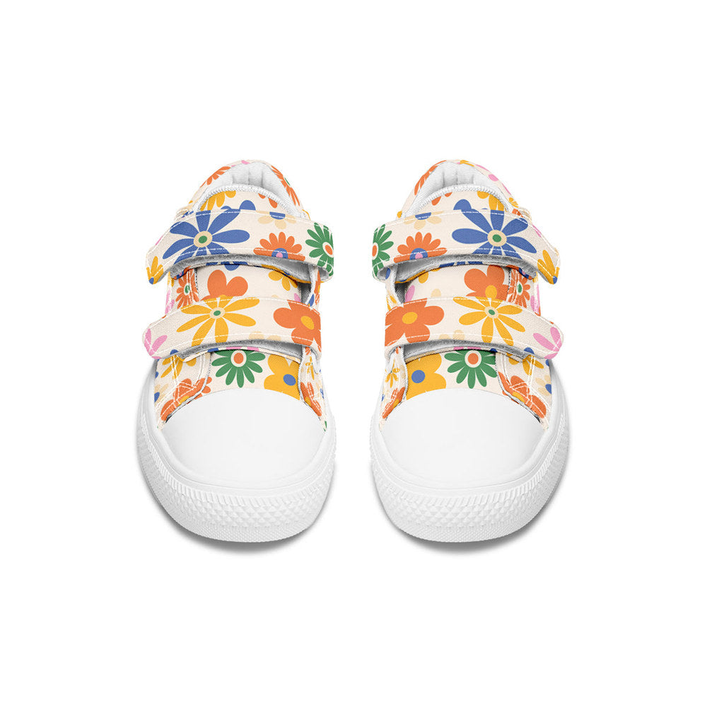 MyKids-USA® Kids Shoes Low Tops Colorful Flowers