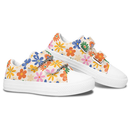 MyKids-USA® Kids Shoes Low Tops Colorful Flowers