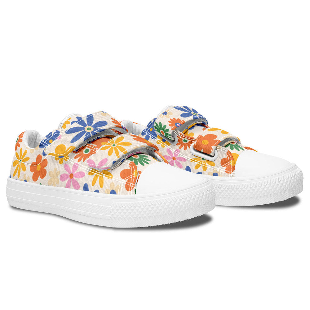 MyKids-USA® Kids Shoes Low Tops Colorful Flowers