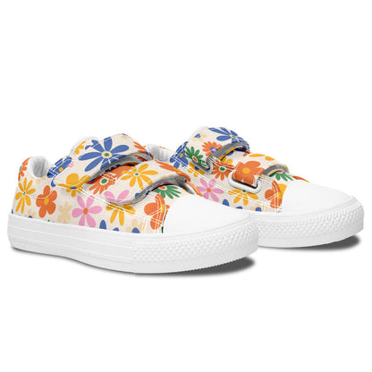 MyKids-USA® Kids Shoes Low Tops Colorful Flowers