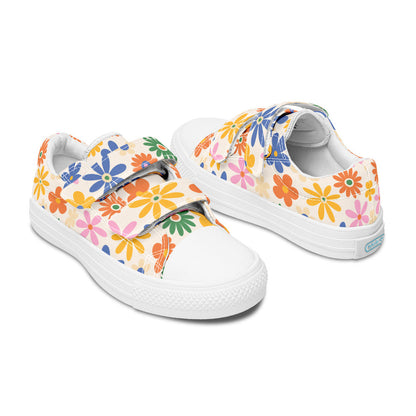 MyKids-USA® Kids Shoes Low Tops Colorful Flowers