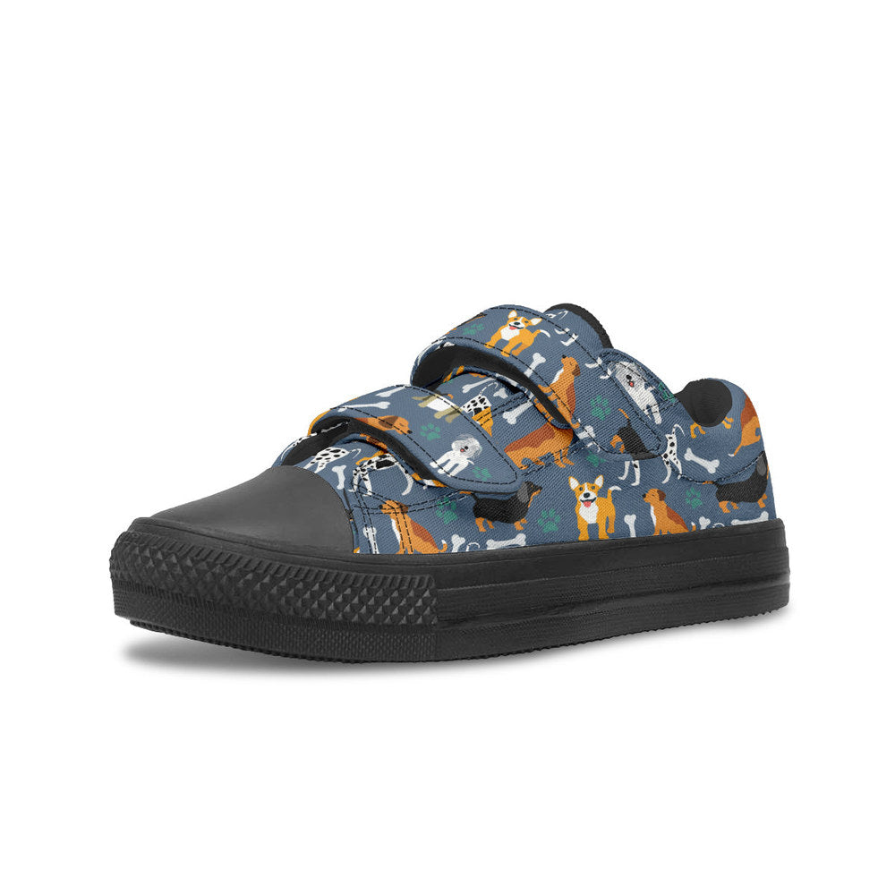 MyKids-USA® Kids Shoes Low Tops Cute Dogs