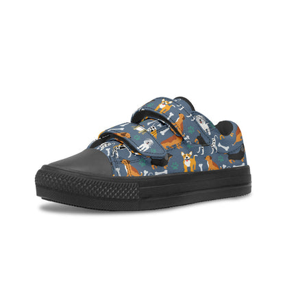 MyKids-USA® Kids Shoes Low Tops Cute Dogs