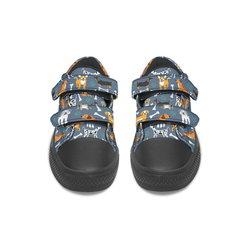 MyKids-USA® Kids Shoes Low Tops Cute Dogs