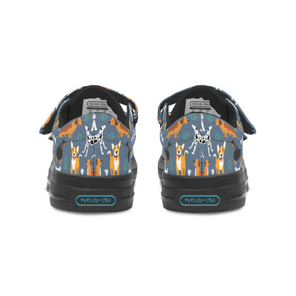 MyKids-USA® Kids Shoes Low Tops Cute Dogs