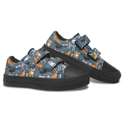 MyKids-USA® Kids Shoes Low Tops Cute Dogs