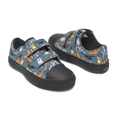 MyKids-USA® Kids Shoes Low Tops Cute Dogs