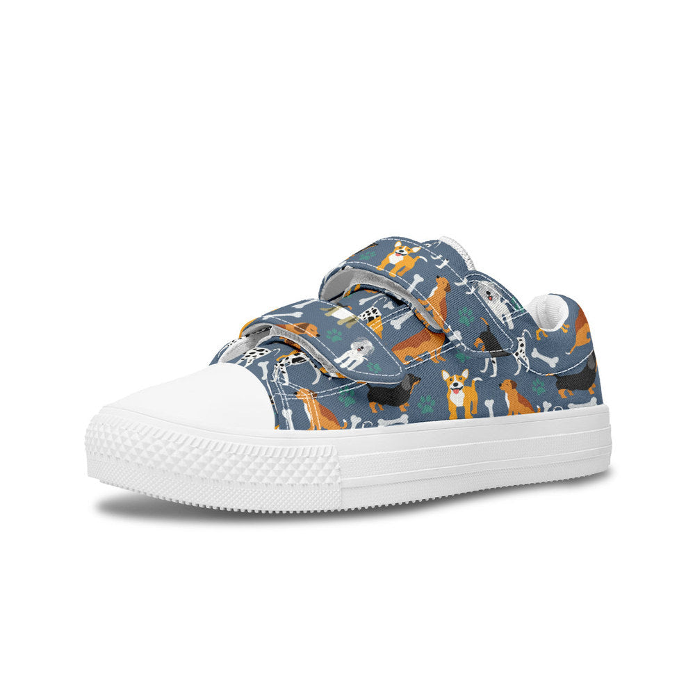 MyKids-USA® Kids Shoes Low Tops Cute Dogs