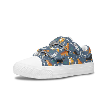 MyKids-USA® Kids Shoes Low Tops Cute Dogs