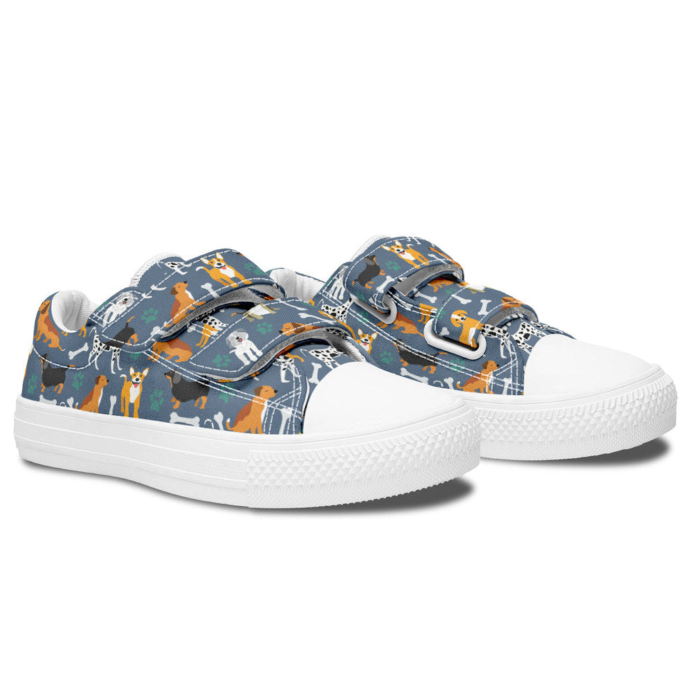 MyKids-USA® Kids Shoes Low Tops Cute Dogs