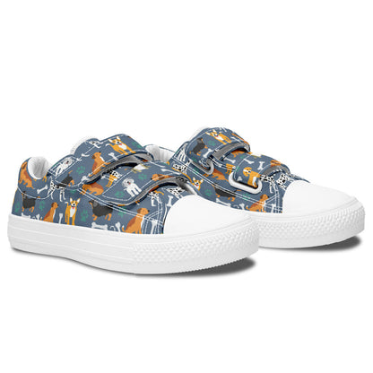 MyKids-USA® Kids Shoes Low Tops Cute Dogs