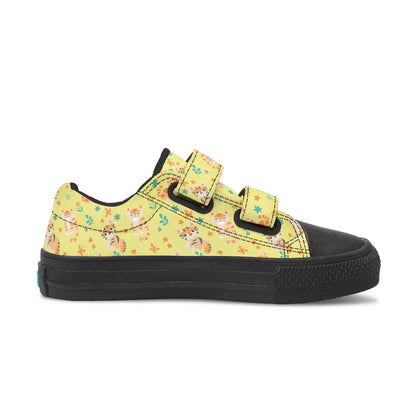 MyKids-USA® Kids Shoes Low Tops Floral Cats