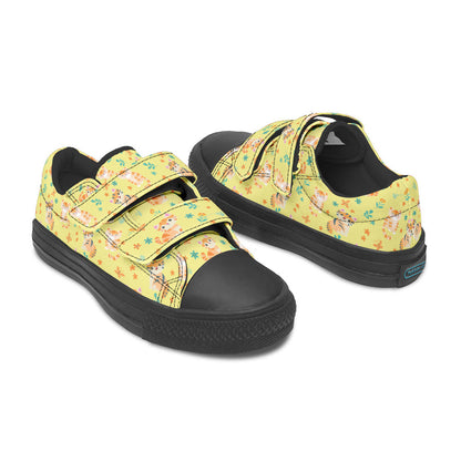 MyKids-USA® Kids Shoes Low Tops Floral Cats