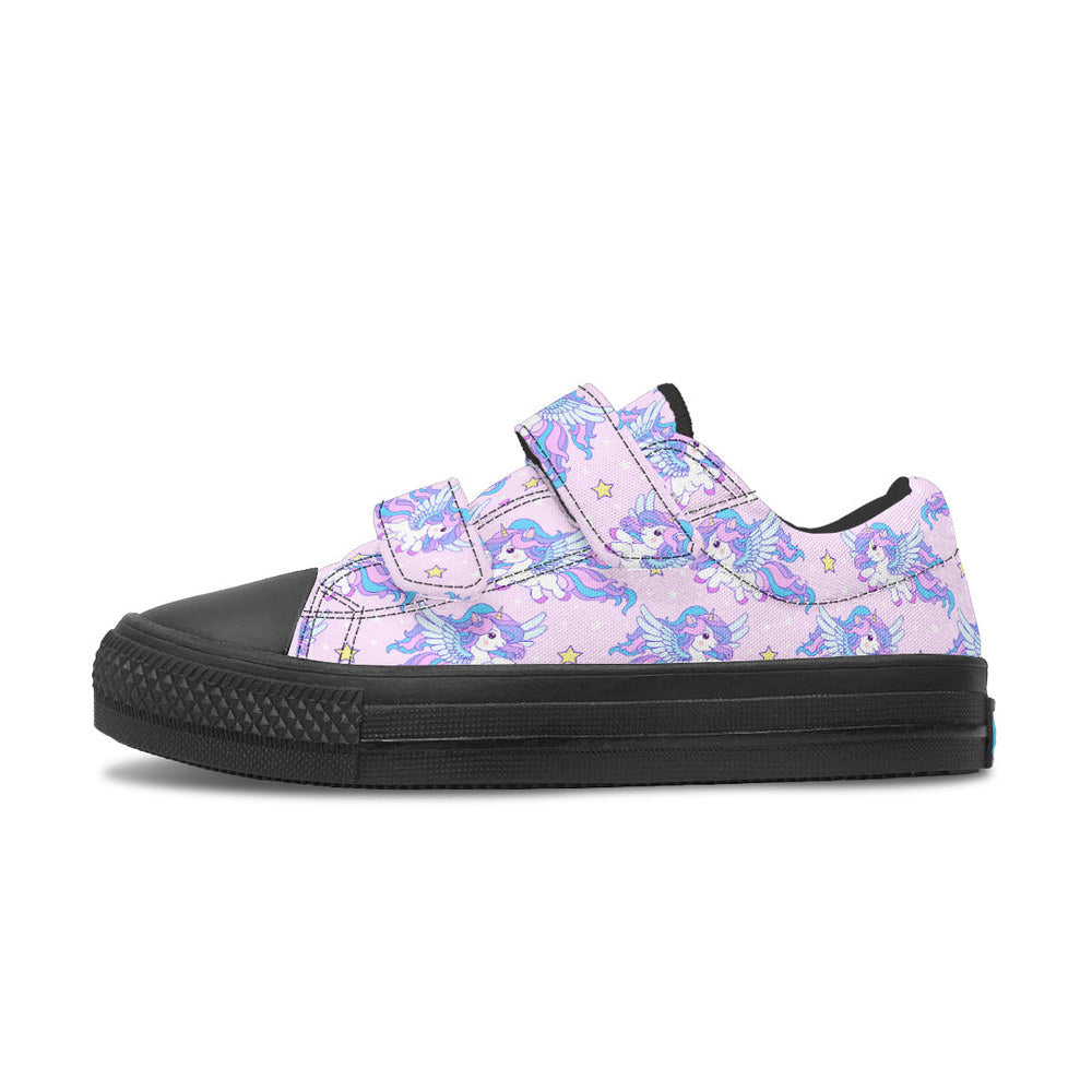 MyKids-USA® Kids Shoes Low Tops Flying Unicorn