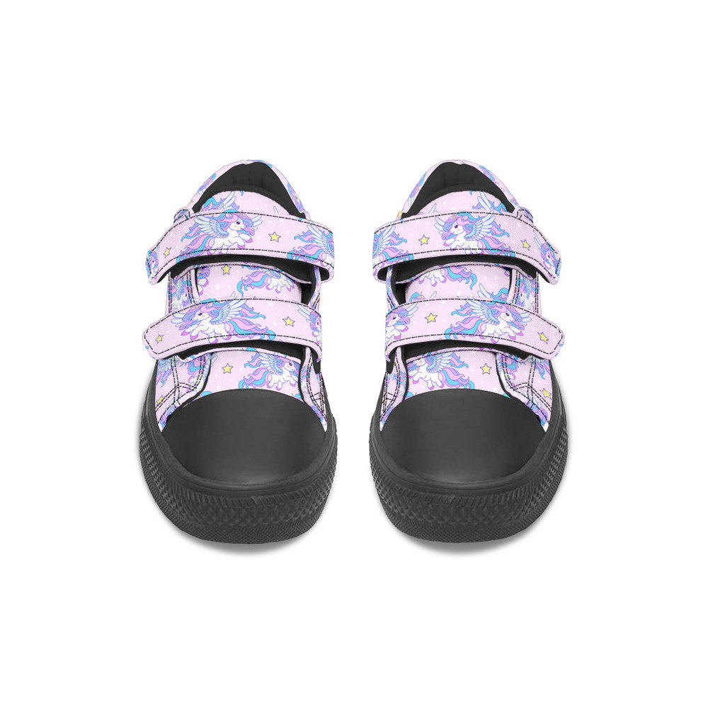 MyKids-USA® Kids Shoes Low Tops Flying Unicorn