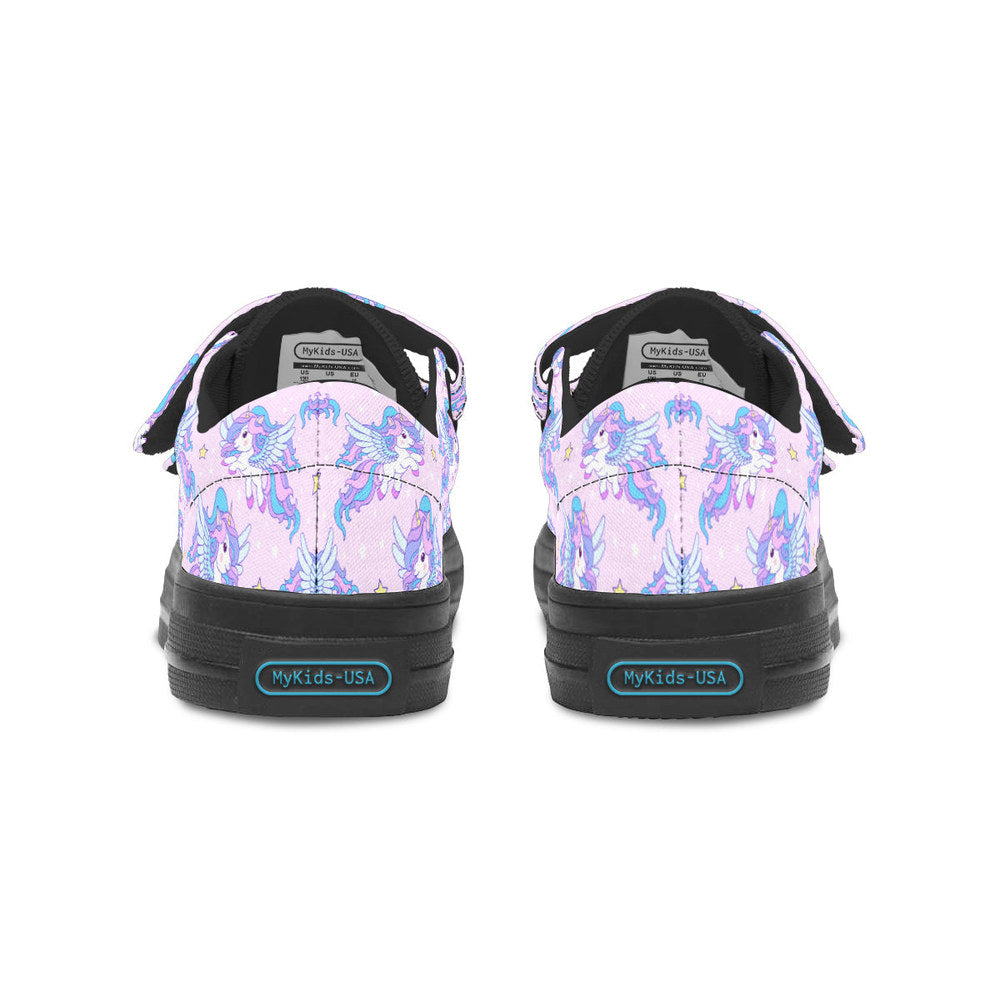 MyKids-USA® Kids Shoes Low Tops Flying Unicorn